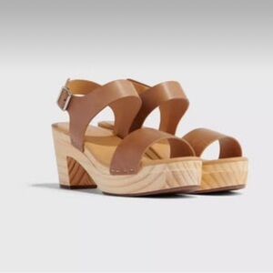 Nisolo Tan Leather Women's Mules